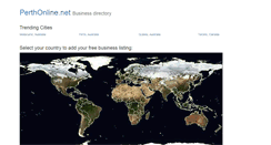Desktop Screenshot of perthonline.net