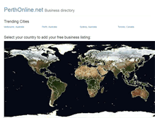 Tablet Screenshot of perthonline.net